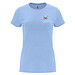 Capri T-Shirt für Damen, himmelblau, M