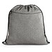 CHANCERY. Turnbeutel mit recycelter Baumwolle (70%), Polyester (30% rPET) (140 g/m²), Schwarz