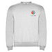 Clasica Sweatshirt mit Rundhalsausschnitt Unisex, Ash white melange, XL