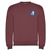 Clasica Sweatshirt mit Rundhalsausschnitt Unisex, Berry Red, XL