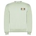 Clasica Sweatshirt mit Rundhalsausschnitt Unisex, Mist Green, XL
