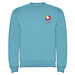 Clasica Sweatshirt mit Rundhalsausschnitt Unisex, türkis, XL
