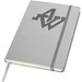 Classic Office Notizbuch, DIN A5, liniert, silber