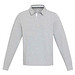Clyde Rugby Polo Sweatshirt Unisex, heather grau, M