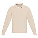 Clyde Rugby Polo Sweatshirt Unisex, Oatmeal, M