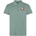 Cobain Poloshirt Unisex, dunkelgrün, XS
