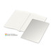Geiger-Notes Copy-Book White green+blue Notizbuch A4, inkl. Druck, natur