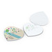 Geiger-Notes Cover Form Haftnotizblock, Herz, inkl. Druck