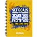 Desk-Mate® A5 Hardcover Journal, weiß/schwarz