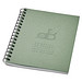 Desk-Mate® A6 farbiges recyceltes Notizbuch mit Spiralbindung, hellgrün