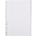 Desk-Mate® A6 Notizbuch mit Kunststoff Cover und Spiralbindung, weiß, 50 pages