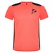 Detroit Sport T-Shirt für Kinder, Fluor Coral / schwarz, 12