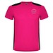 Detroit Sport T-Shirt für Kinder, fuchsia / schwarz, 12