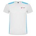 Detroit Sport T-Shirt für Kinder, weiß / türkis, 16