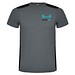 Detroit T-Shirt Unisex aus recyceltem Material, Ebony / schwarz, 2XL