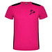 Detroit T-Shirt Unisex aus recyceltem Material, fuchsia / schwarz, M