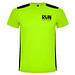 Detroit T-Shirt Unisex aus recyceltem Material, limone / schwarz, M
