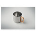 Doppelwandiger Becher 350 ml ACERO, Mattsilber