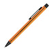 Metall-Kugelschreiber, orange/schwarz