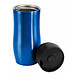 Edelstahl Isolierbecher To Go, 380 ml, blau-metallic