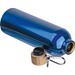 Edelstahltrinkflasche mit Karabiner, 750ml, blau