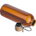 Edelstahltrinkflasche mit Karabiner, 750ml, orange