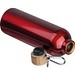 Edelstahltrinkflasche mit Karabiner, 750ml, rot