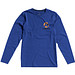ELEVATE Herren Öko Langarmshirt Ponoka, blau, M