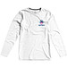 ELEVATE Herren Öko Langarmshirt Ponoka, weiß, XXXL