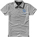 ELEVATE Herren Stretch Poloshirt Markham, grau meliert, XXXL
