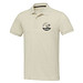 Emerald Polo Unisex aus recyceltem Material, Oatmeal, XL