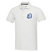 Emerald Polo Unisex aus recyceltem Material, weiss, S