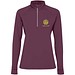 Estambul Half-Zip Sweatshirt für Damen, Plum red, M