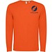 Estoril Langarm-Shirt Unisex, Fire orange, XL