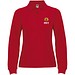 Estrella Langarm Poloshirt für Damen, rot, 3XL