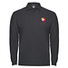Estrella Langarm Poloshirt für Herren, Dark Lead, L
