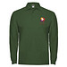 Estrella Langarm Poloshirt für Herren, dunkelgrün, S