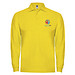 Estrella Langarm Poloshirt für Herren, gelb, S