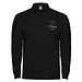 Estrella Langarm Poloshirt für Herren, schwarz, S