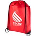 Evergreen Sportbeutel aus recyceltem GRS Non Woven 5 L, rot