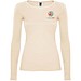 Extreme Langarmshirt für Damen, sand meliert, 2XL
