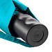 FARE® ÖkoBrella Mini-Taschenschirm, Kunststoffgriff, petrol