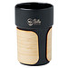 Fika 340 ml Becher mit Bambushülle, schwarz