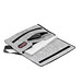 Filz-Shoulderbag, hellgrau