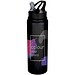 Fitz 800 ml RCS-zertifizierte, einwandige Trinkflasche aus recyceltem Edelstahl, schwarz