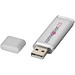 Flat USB-Stick, silber, 4GB