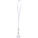 Franz 5 in 1 Lanyard Kabel aus recyceltem Kunststoff für Smartphones mit integrierter Datensynchronisierung und 65 W Schnellladefunktion, weiss