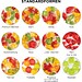 Fruchtgummi Tetraeder, Folie transparent, Trolli Fruchtgummi Kleeblatt, inkl. Druck