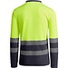 Sicherheits-Langarm-Poloshirt, XXXL, Grau/Neon-Gelb
