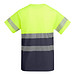 Funktionsshirt Tauri mit kurzen Ärmeln, L, bleigrau/fluor yellow